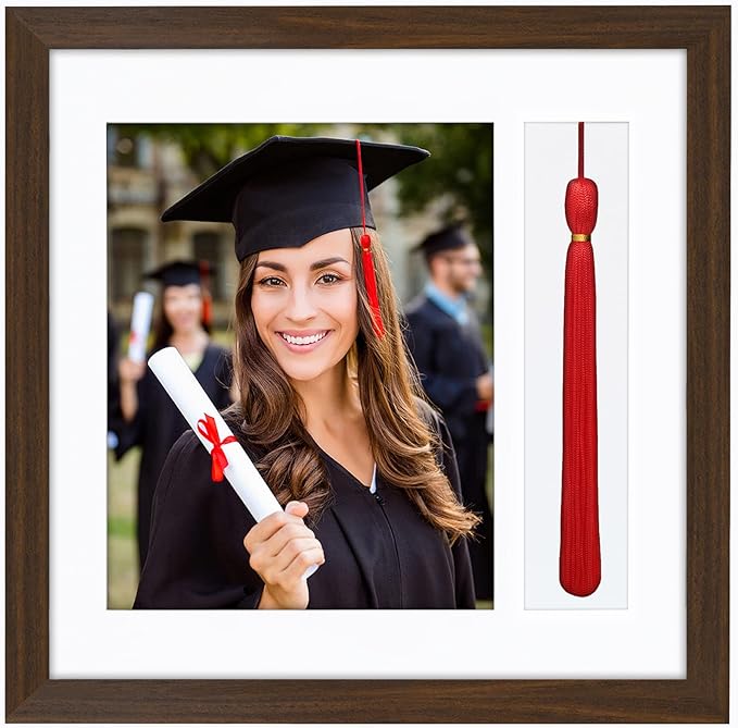 13x13 Graduation Frame with 8x10 Picture Frame Duo | Choose Color