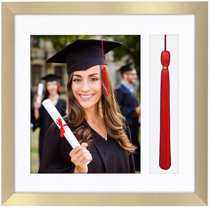 13x13 Graduation Frame with 8x10 Picture Frame Duo | Choose Color