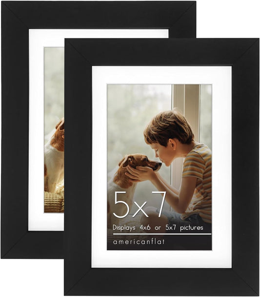 Set of 2 - Gallery Picture Frame with Mat | Signature Collection