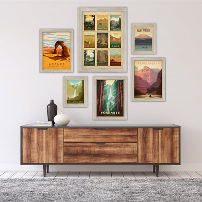 U.S. National Parks by Anderson Design Group - 6 Piece Framed Gallery Wall Set