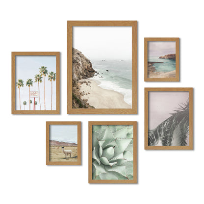 California Coast - 6 Piece Framed Gallery Wall Set
