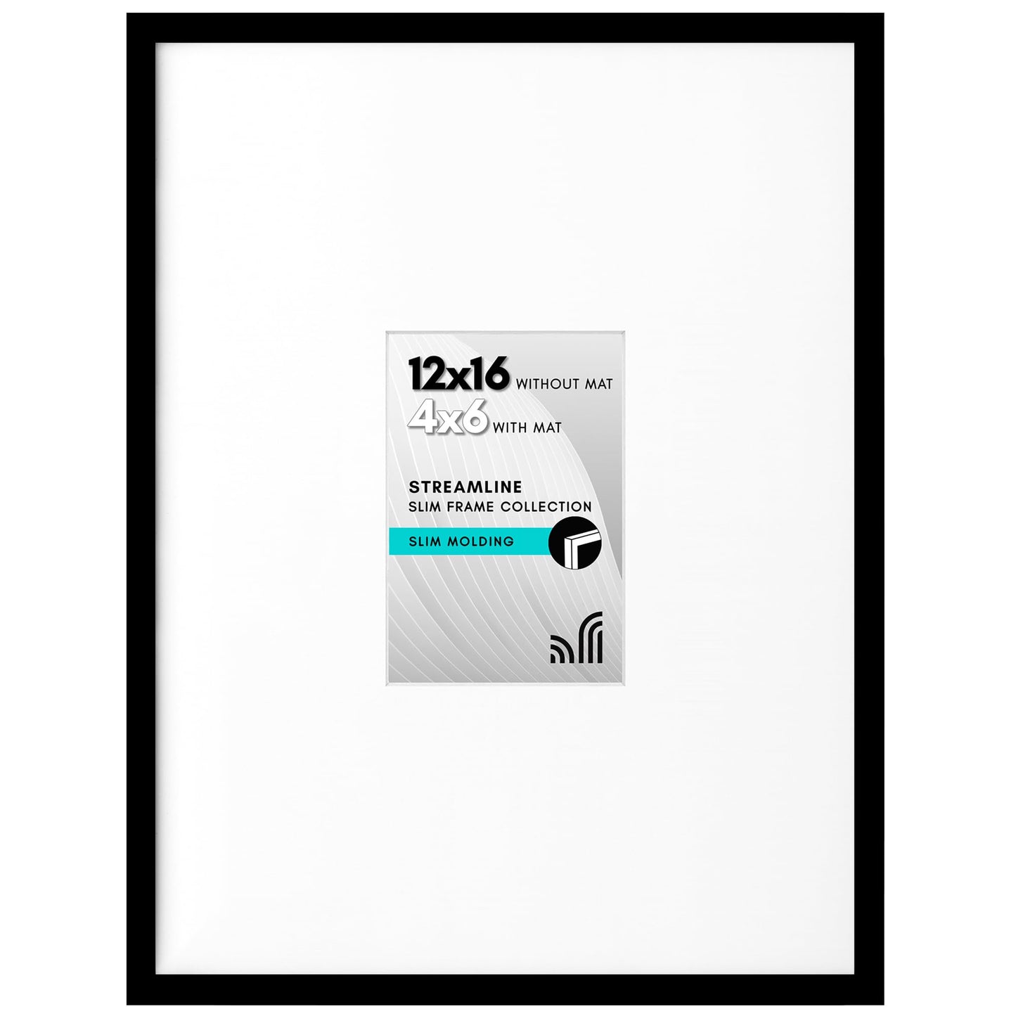 Americanflat | Thin Border Picture Frame | Shatter-Resistant Plexiglass