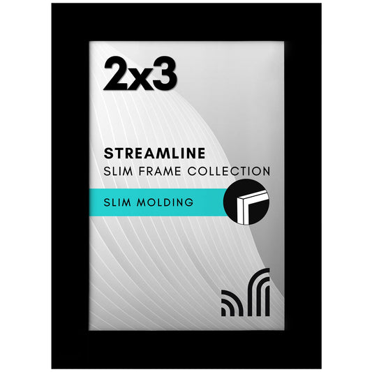 Thin Border Frame No Mat, Shatter-Resistant - Americanflat