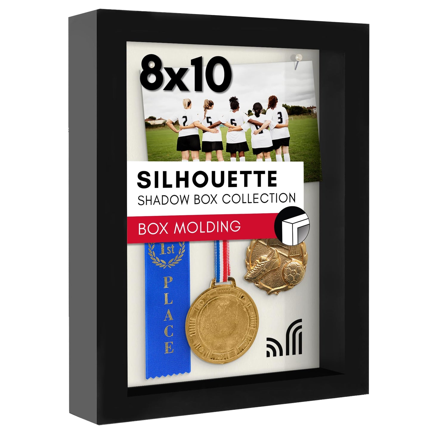 Shadow Box Frame, Shatter-Resistant Glass - Americanflat
