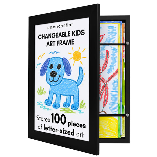 Kids Art Frame 10x12.5, Front Loading - Americanflat