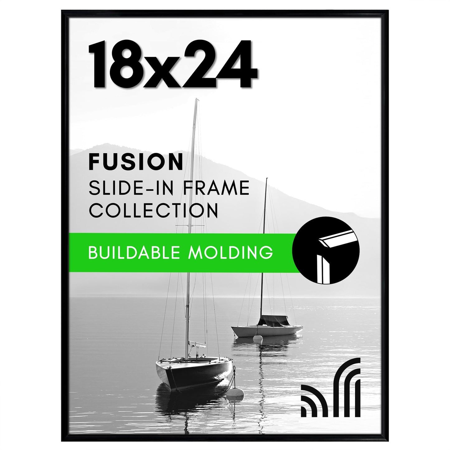 Snap-In Poster Frame Without Mat - Americanflat