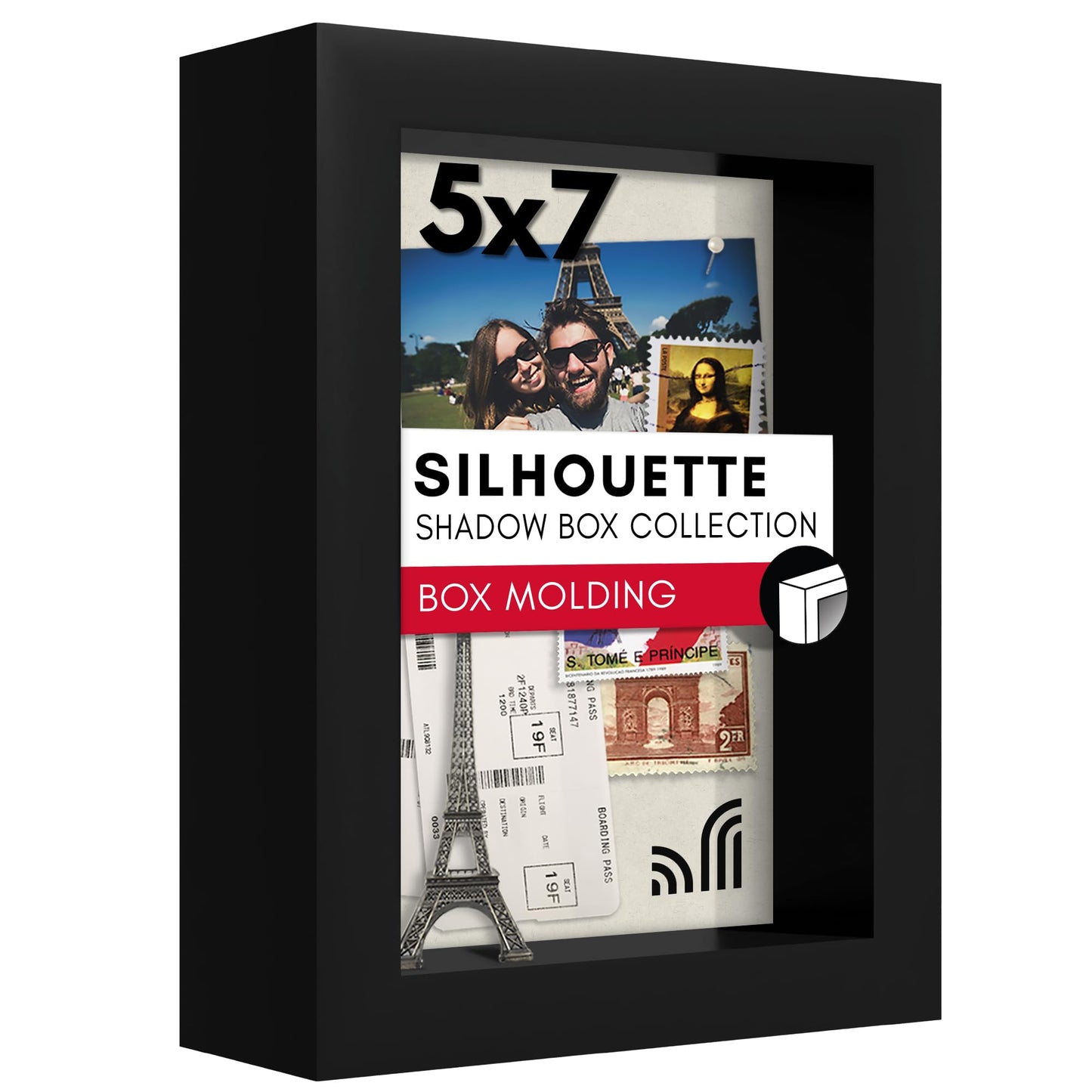 Shadow Box Frame, Shatter-Resistant Glass - Americanflat