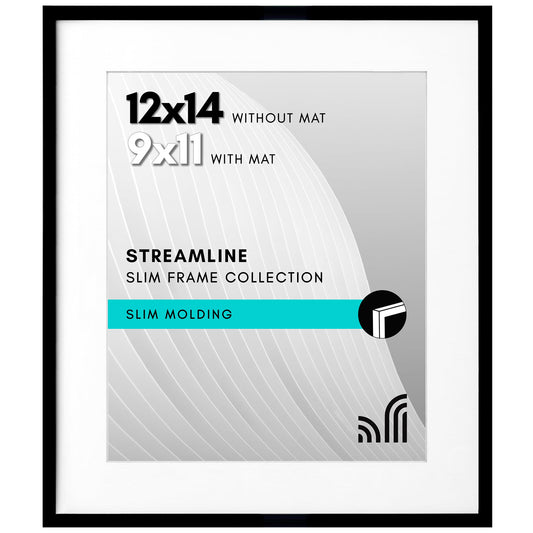 Americanflat | Thin Border Picture Frame | Shatter-Resistant Plexiglass