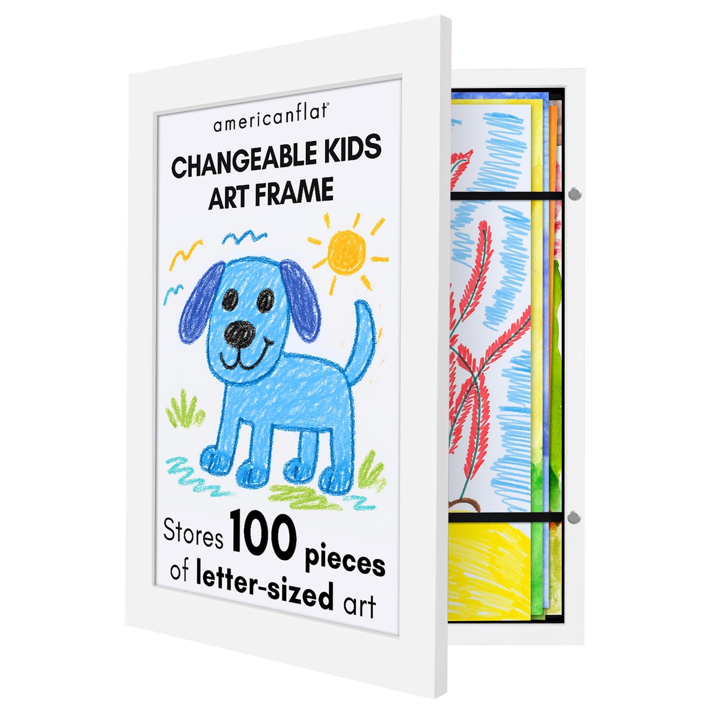 Kids Art Frame 10x12.5, Front Loading - Americanflat