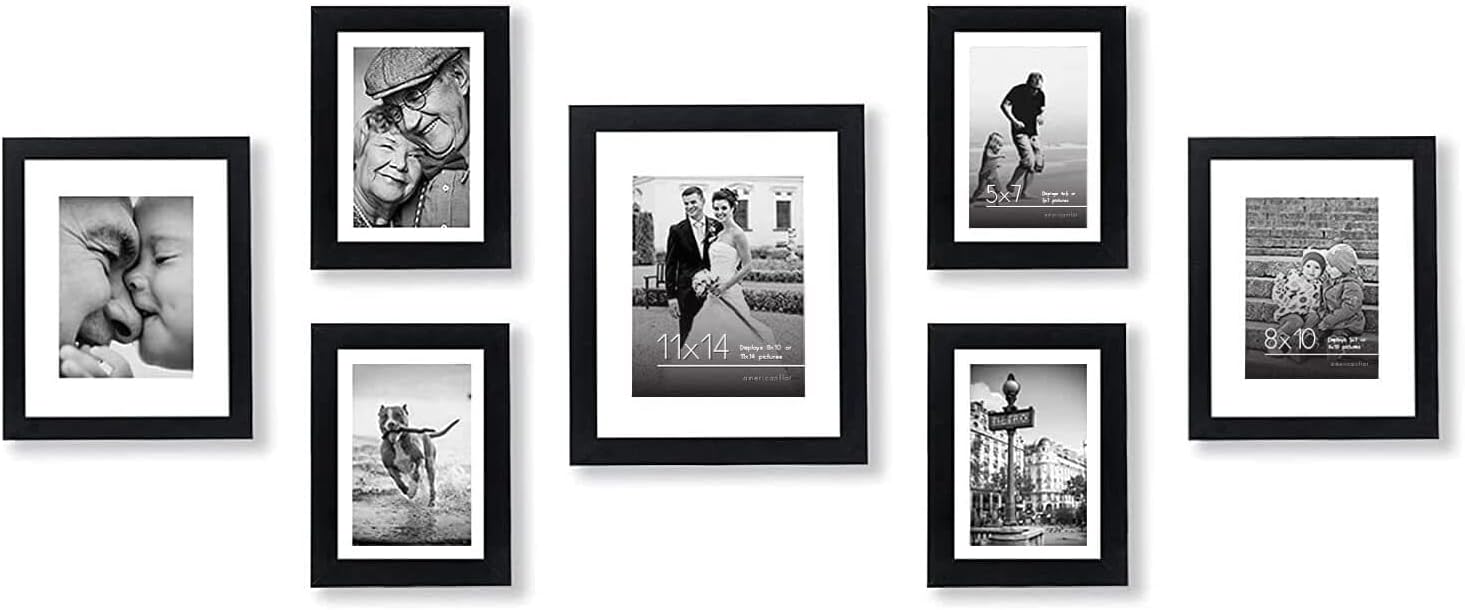 4x6, 8x10 White Picture Frame, Wall Hanging and Table Top, Eco-friendly  Materials, Matted Picture Frames, Frames for Wall,gallery Wall Frame 