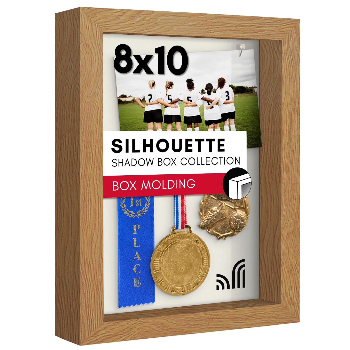 Shadow Box Frame, Shatter-Resistant Glass - Americanflat