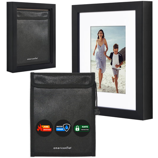 Americanflat Guardian Storage Frame | With Mat | Fire-Resistant Pouch