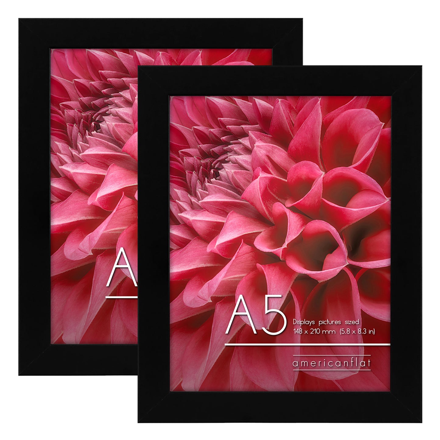 2-pack A-Sized Picture Frame (A2, A3, A4, A5) | Choose Size and Color