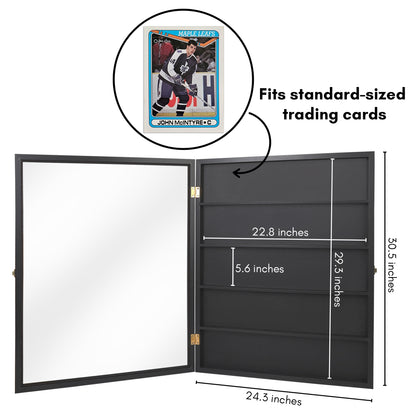 23x31 Baseball Card Display Case | Silhouette Collection