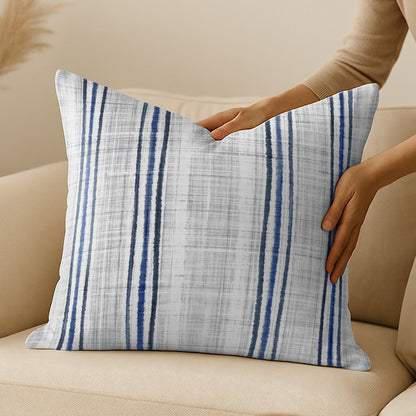 Throw Pillow with Sewn-In Insert | Stripes