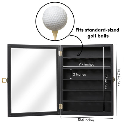 Golf Ball Display Case | Silhouette Collection