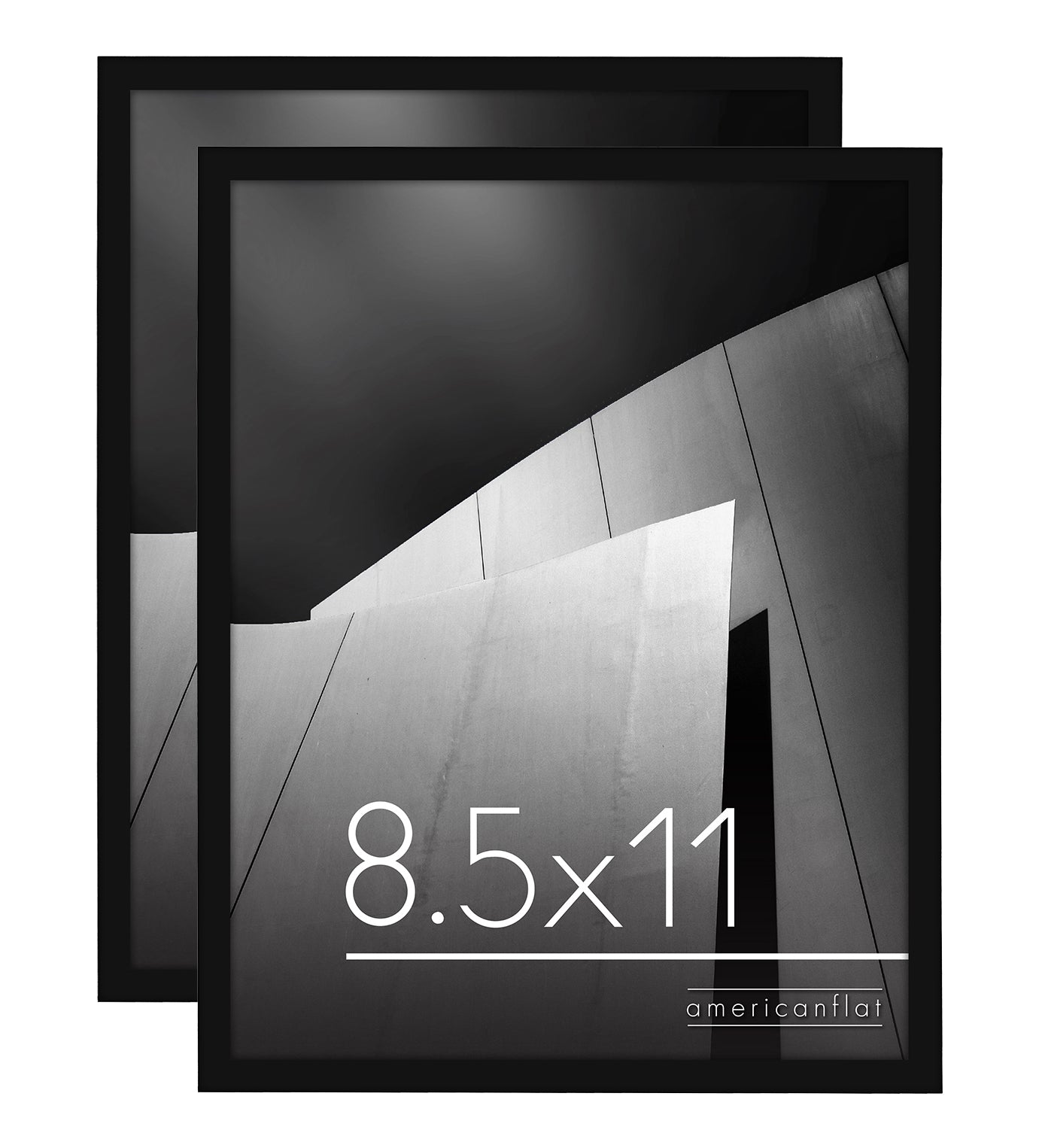 Multipack | Black Thin Border Photo Frame | Choose Size and Quantity