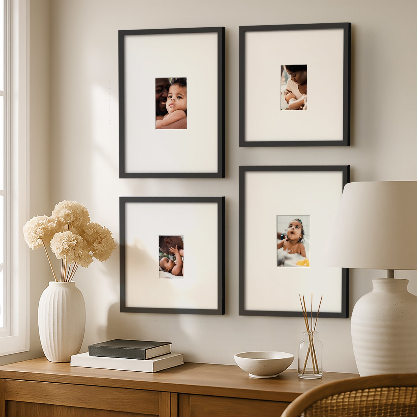 Americanflat Set of 4 Picture Frames  | Gallery Wall Frame Set