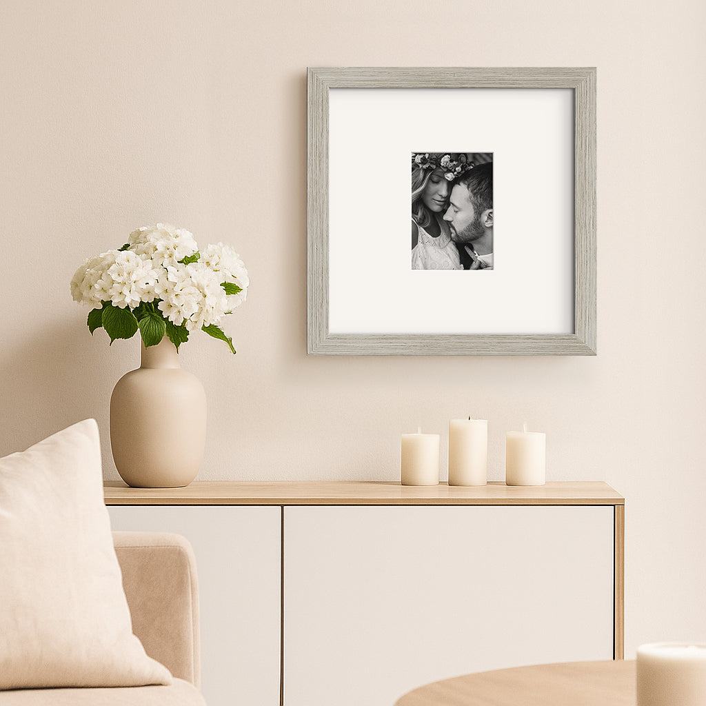 Americanflat Wedding Signature Frame with Mat | Classic Molding