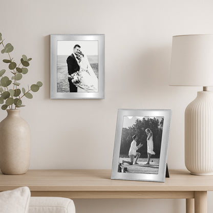 Americanflat Picture Frame | Beaded-Style Detailing | Shatter-Resistant Glass