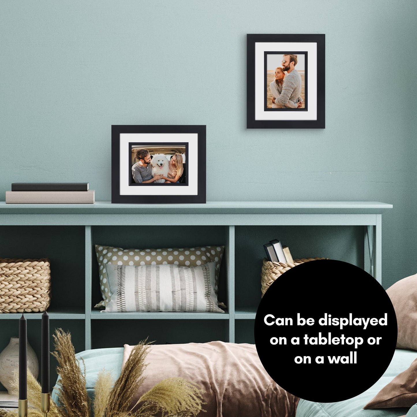 Americanflat Picture Frame | Decorative Inner Mat Accent