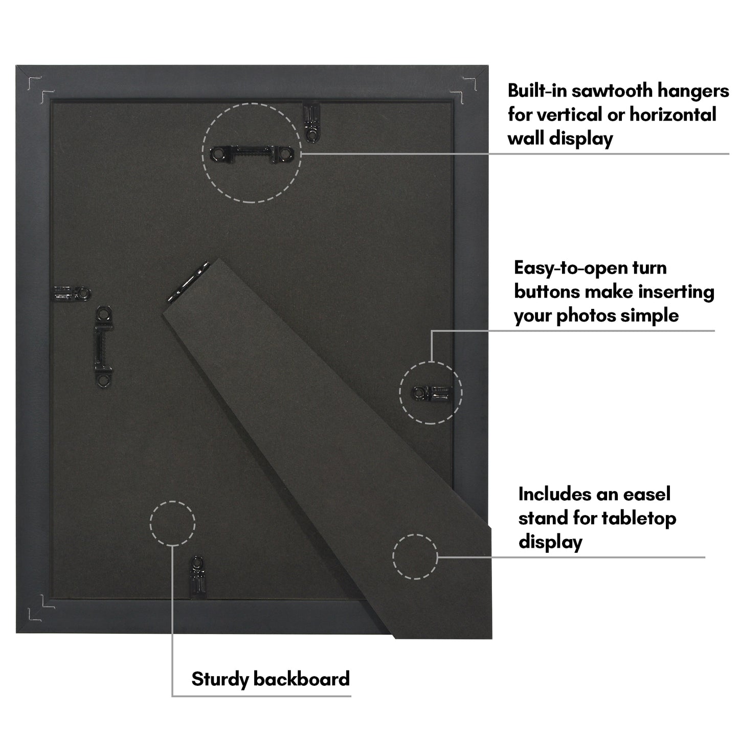 Americanflat Picture Frame | Decorative Inner Mat Accent