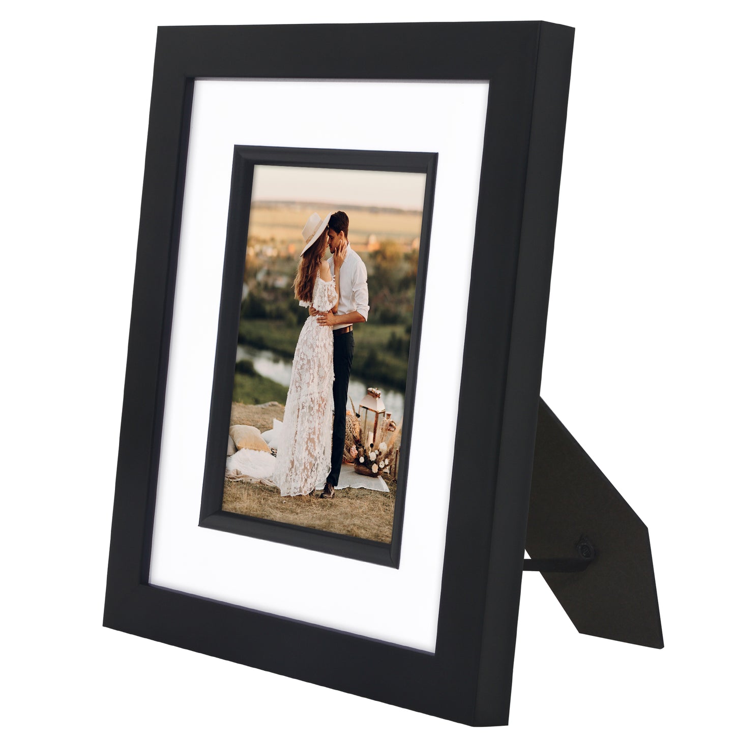 Americanflat Picture Frame | Decorative Inner Mat Accent