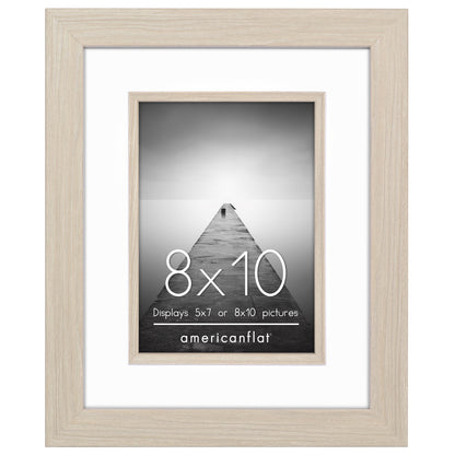 Americanflat Picture Frame | Decorative Inner Mat Accent