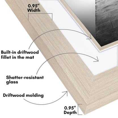 Americanflat Picture Frame | Decorative Inner Mat Accent