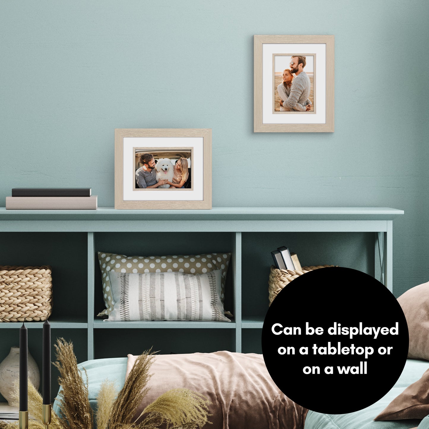 Americanflat Picture Frame | Decorative Inner Mat Accent