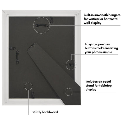 Americanflat Picture Frame | Decorative Inner Mat Accent
