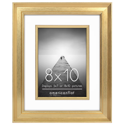 Americanflat Picture Frame | Decorative Inner Mat Accent