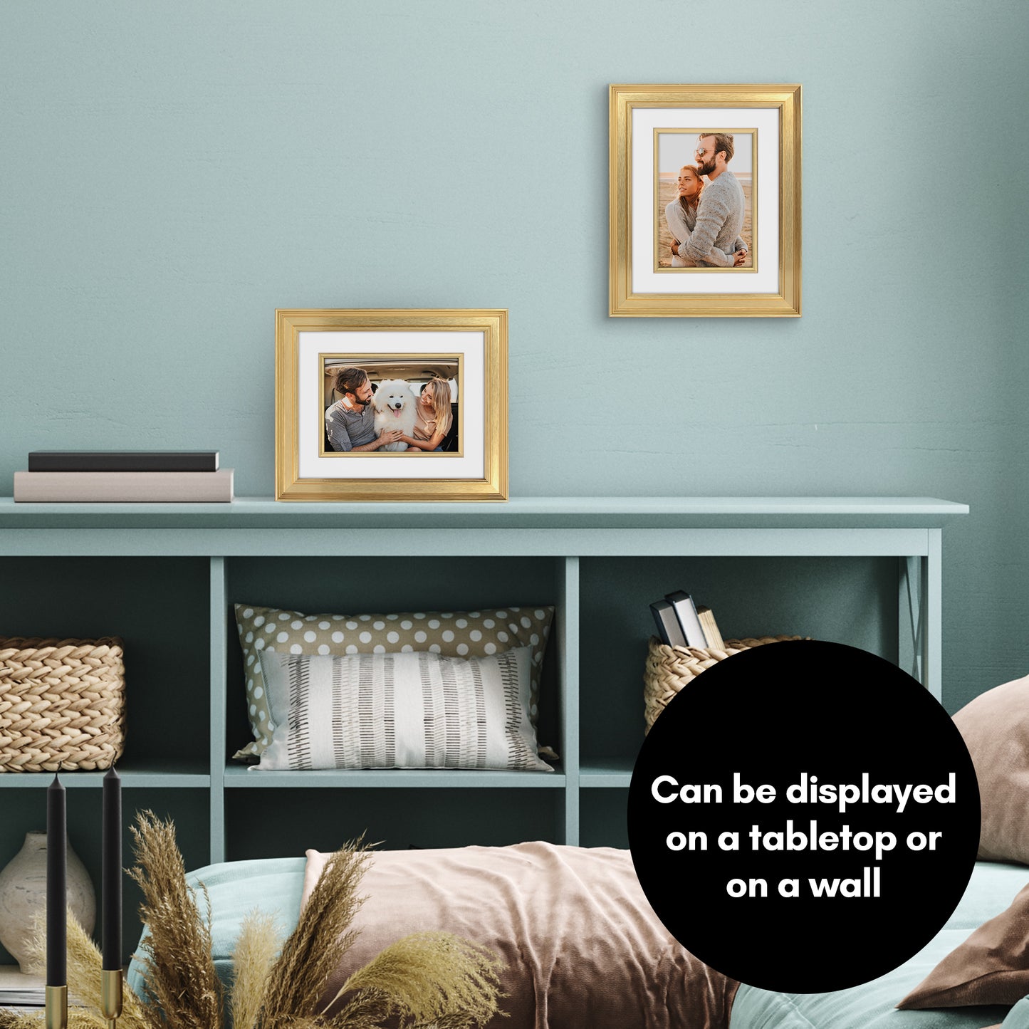 Americanflat Picture Frame | Decorative Inner Mat Accent