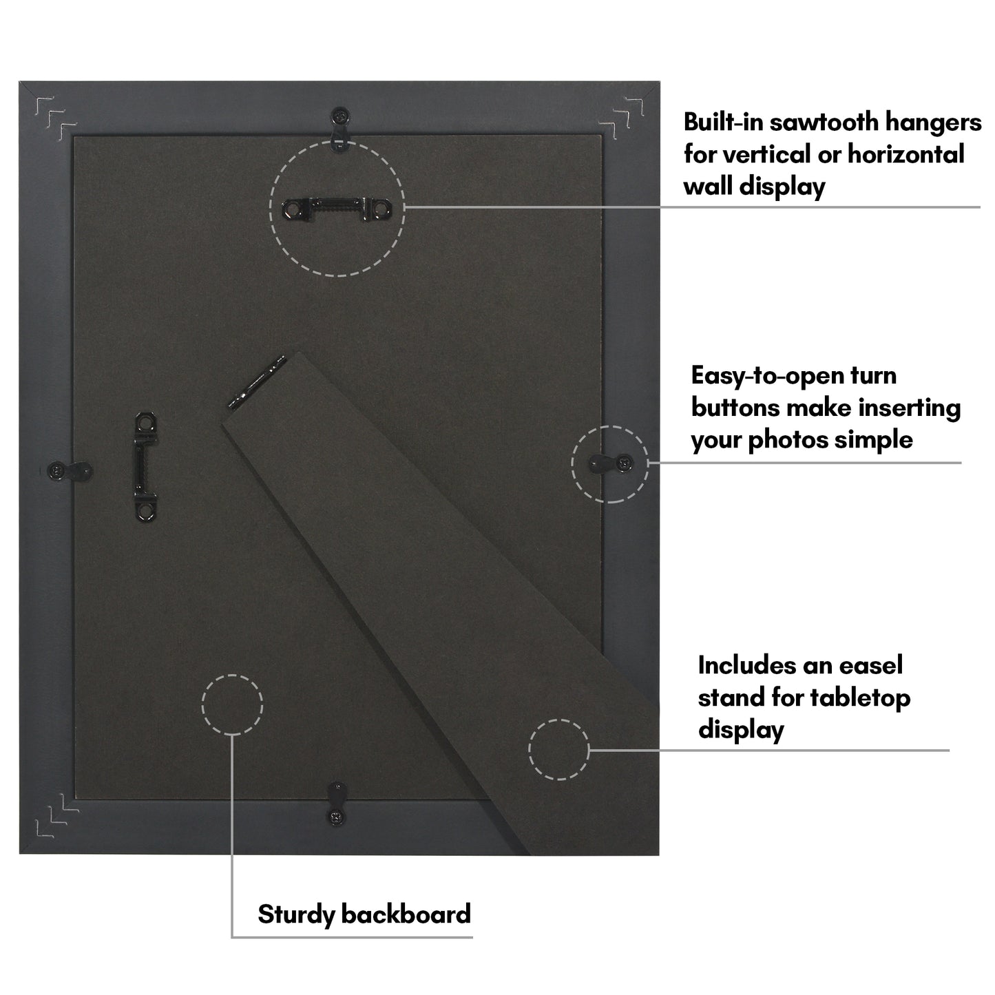 Americanflat Picture Frame | Decorative Inner Mat Accent
