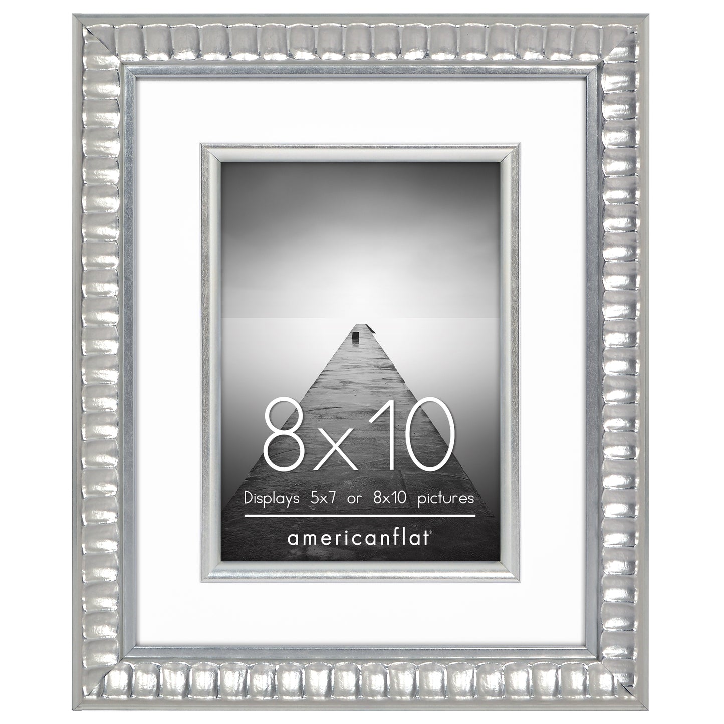 Americanflat Picture Frame | Decorative Inner Mat Accent