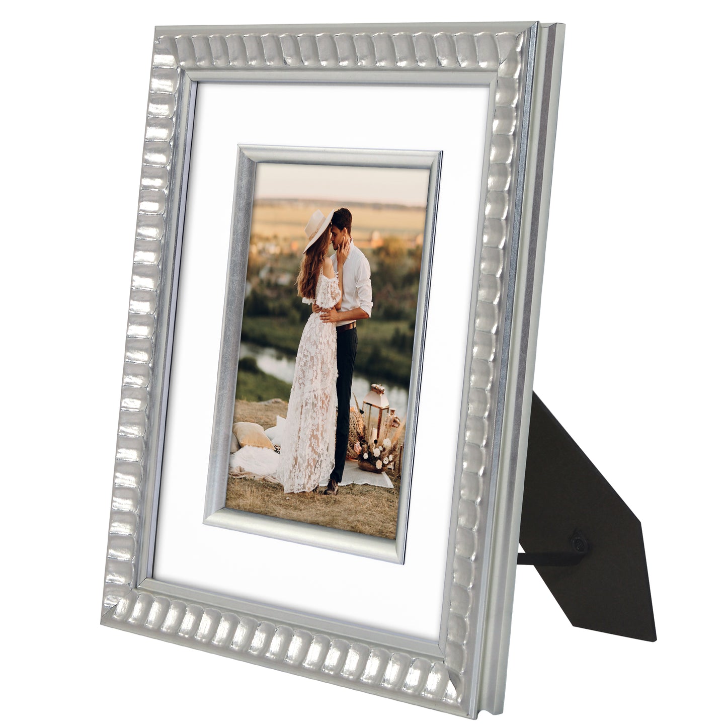 Americanflat Picture Frame | Decorative Inner Mat Accent