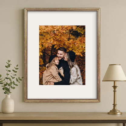 Americanflat Vintage Frames with Mat | Distressed Molding