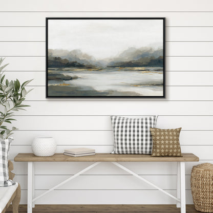 Americanflat Nature-Inspired Canvas Wall Art with Gold Foil