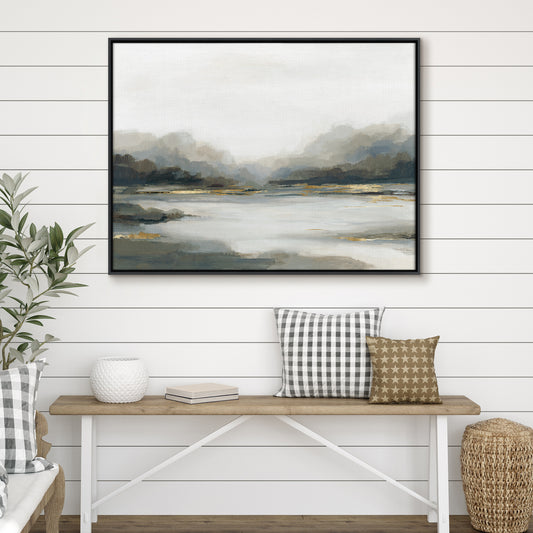 Americanflat Nature-Inspired Canvas Wall Art with Gold Foil