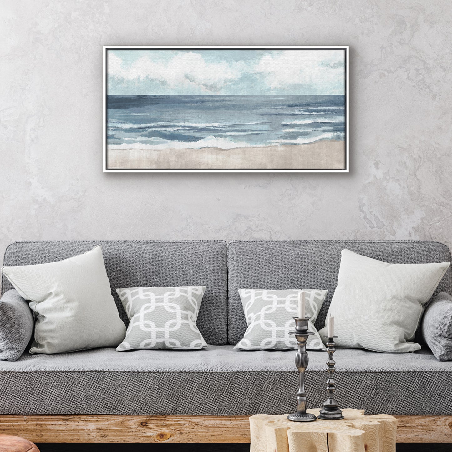 Americanflat Coastal-Inspired Canvas Wall Art - The Sharp Horizon