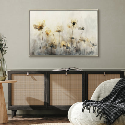 Americanflat Floral Canvas Wall Art - Modern Abstract Framed Canvas - Minimalist Nostalgia