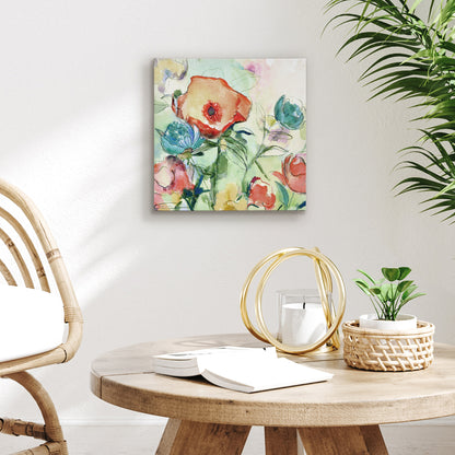 Americanflat Floral Canvas Wall Art with Hand-Painted Accents - Gallery Wrap - Blossom Lullaby
