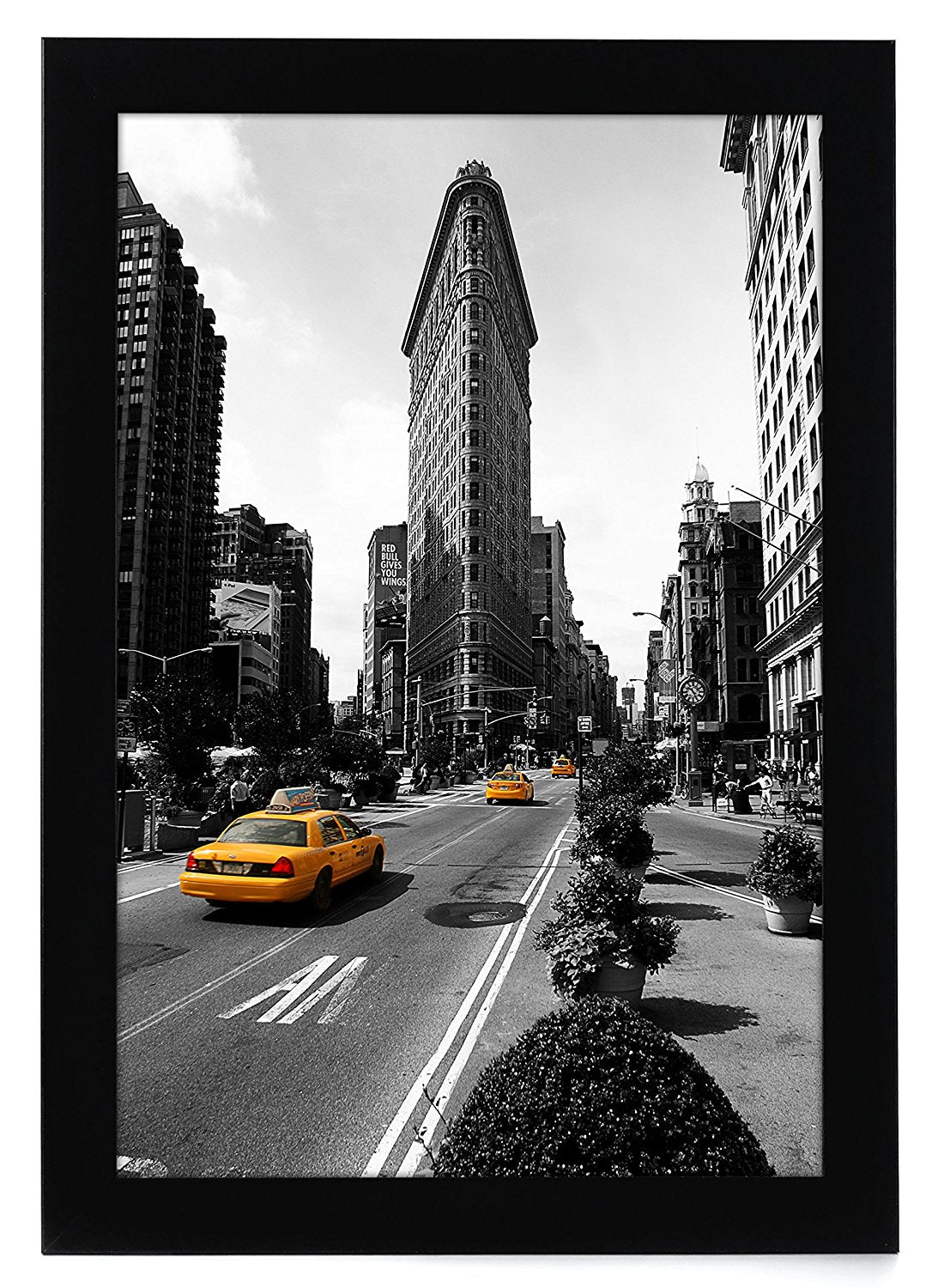 Americanflat 11x17 Picture Frame with Shatter-Resistant Glass - Signature Collection - Gallery-Style Frames Made of Engineered Wood - Photo Frame for Wall Display - Black