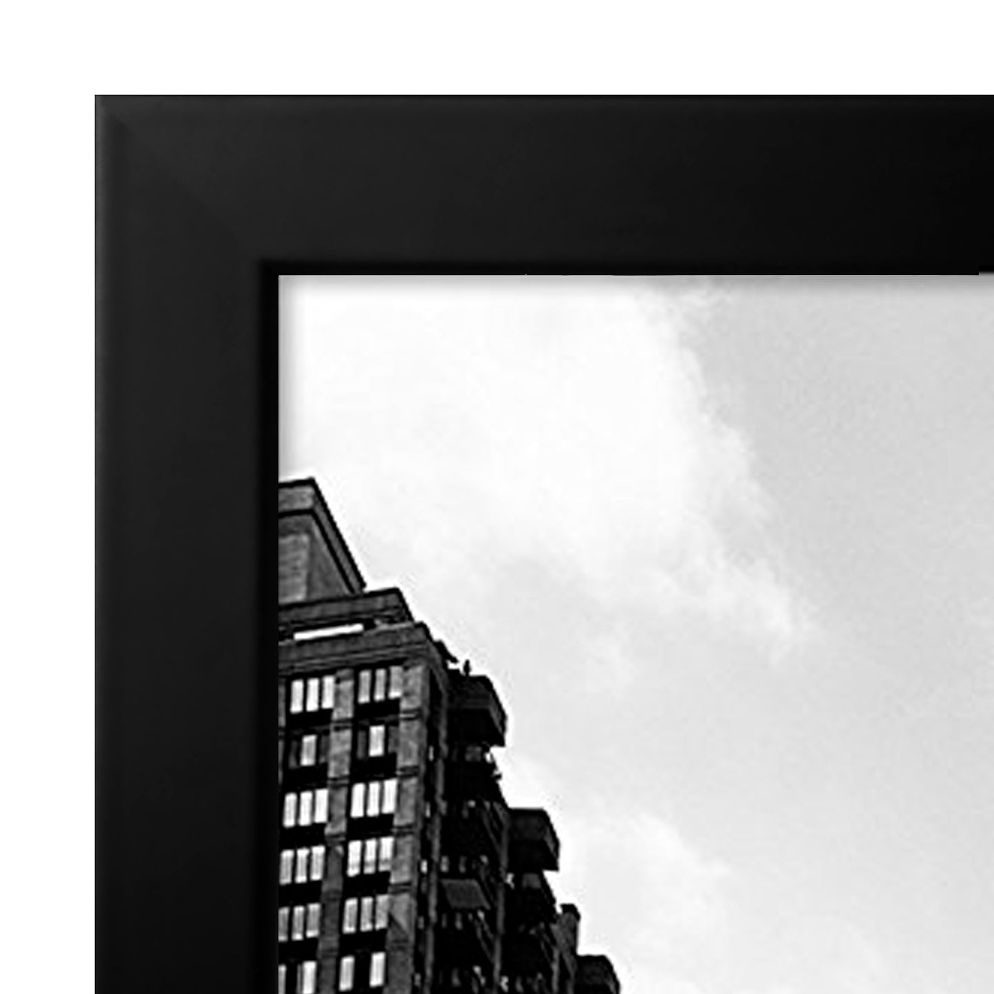 Americanflat 11x17 Picture Frame with Shatter-Resistant Glass - Signature Collection - Gallery-Style Frames Made of Engineered Wood - Photo Frame for Wall Display - Black