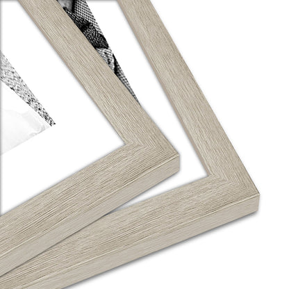 Americanflat | Set of 7 Picture Frames with Shatter-Resistant Glass | Gallery Wall Frame Set with One 11x14, Two 8x10 and Four 5x7 Frames | Signature Collection | Driftwood