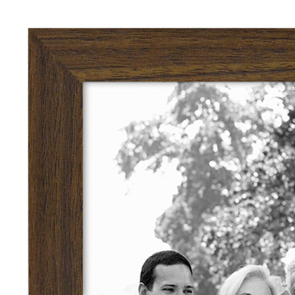 Americanflat | Set of 10 Picture Frames with Shatter-Resistant Glass | Gallery Wall Frame Set with Two 8x10, Four 5x7 and Four 4x6 Frames | Signature Collection | Walnut