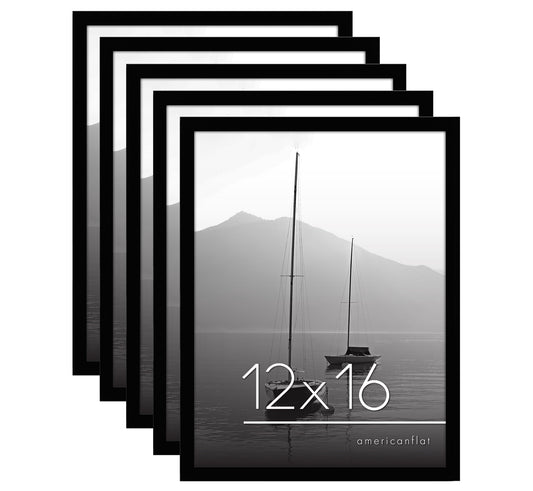 Set of 5 - Classic Gallery Picture Frame without Mat | Galleria Collection
