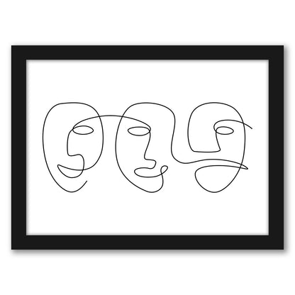 Line Carnival by Explicit Design - Framed Print