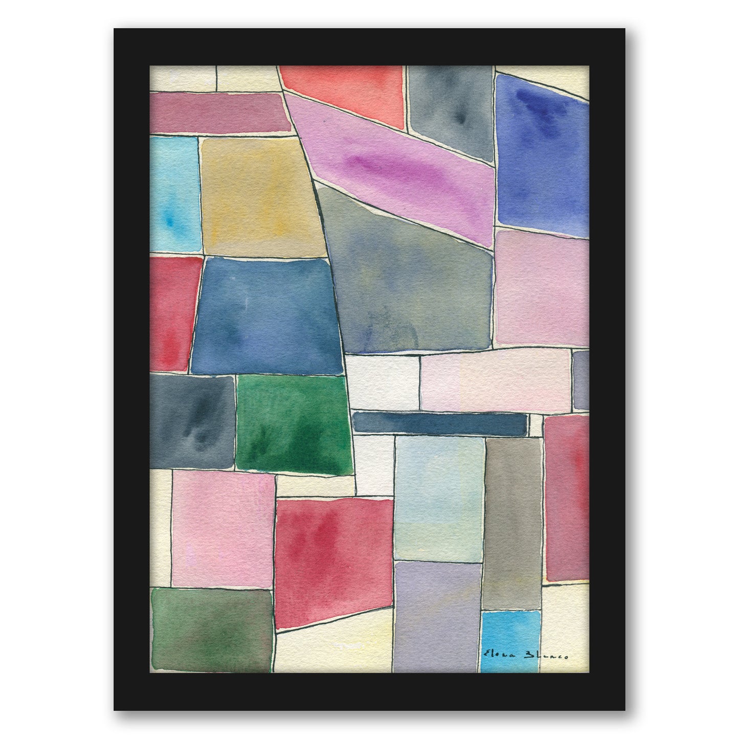 Patchwork by Dreamy Me - Framed Print