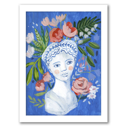 Mykonos Bust I By Sharon Montgomery - Framed Print